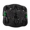 2PCS Double Stretchy Hair Comb Magic Hair Combs Wood Beads Clip Hair Bun Hair Side Combs Flower Beads Hair Accessory for Women Fashion Hairstyles (Red+Green) view 2