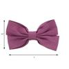 Denim Bow for Girls 7 inch - Purple view 2