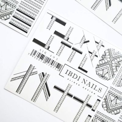 IBDI Patter nail Decals/Sliders for manicure or pedicure, Decal for nails, Slider for manicures and pedicures, Nail art