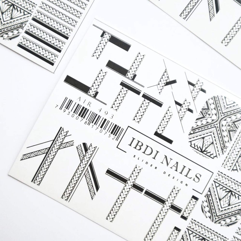 IBDI Patter nail Decals/Sliders for manicure or pedicure, Decal for nails, Slider for manicures and pedicures, Nail art