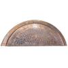 Fire Burnt Copper Footrest for 17 X17 inches Rustic Pedicure Bowls Lid Cover Foot Rest Massage Relaxation Accessories Shower Pedi Pot Tub Accessory Therapy Manicure Nails Service view 1