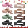 TOCESS 8 Pack Big Hair Claw Clips for Women Large Claw Clip for Thin Thick Curly Hair 90's Strong Hold 4.33 Inch Nonslip Matte Jumbo Hair Clips (8 Pcs) view 1