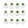 24 Pcs Gorgeous Rhinestones Hair Spirals Clips Shiny Metal Spiral Updo Prom Hair Pins Swirl Hair Twists Coils Wedding Hair Clips (Green) view 1