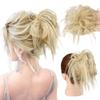 HMD Tousled Updo Messy Bun Hair Piece Hair Extension Ponytail With Elastic Rubber Band Updo Extensions Hairpiece Synthetic Hair Extensions Scrunchies Ponytail Hairpieces for Women view 1