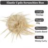 HMD Tousled Updo Messy Bun Hair Piece Hair Extension Ponytail With Elastic Rubber Band Updo Extensions Hairpiece Synthetic Hair Extensions Scrunchies Ponytail Hairpieces for Women view 2