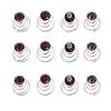 24 Pcs Gorgeous Rhinestones Hair Spirals Clips Shiny Metal Spiral Updo Prom Hair Pins Swirl Hair Twists Coils Wedding Hair Clips (Purple) view 1