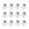 24 Pcs Gorgeous Rhinestones Hair Spirals Clips Shiny Metal Spiral Updo Prom Hair Pins Swirl Hair Twists Coils Wedding Hair Clips (White) view 1