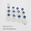 24 Pcs Gorgeous Rhinestones Hair Spirals Clips Shiny Metal Spiral Updo Prom Hair Pins Swirl Hair Twists Coils Wedding Hair Clips (Blue) view 4