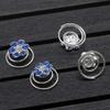24PCS Rhinestone Flower Spiral Hair Pin Crystal Hair Twisters Coils Hair Clips Metal Spiral Twist Hairpins Hair Pins Wedding Bridal Hair Accessories (Blue) view 3