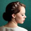 24PCS Rhinestone Flower Spiral Hair Pin Crystal Hair Twisters Coils Hair Clips Metal Spiral Twist Hairpins Hair Pins Wedding Bridal Hair Accessories (White) view 4