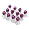 24PCS Imitation Pearl Spiral Hair Pins Metal Spiral Twist Hairpins Bobby Pins Barrette Hair Clips Hair Bun Hair Accessories for Women Lady (Purple) view 1