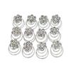 24 PCS Women Flower Crystal Swirl Hair Twists Coils Spirals Hair Clip Imitation Pearl Spiral Bobby Hair Pins Twist Hair Pins for Wedding Party (E#) view 1