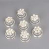 24 PCS Women Flower Crystal Swirl Hair Twists Coils Spirals Hair Clip Imitation Pearl Spiral Bobby Hair Pins Twist Hair Pins for Wedding Party (E#) view 4