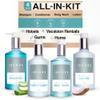 1-Shoppe Infuse 4 Piece Ecobox All-In-Kit | White Tea and Coconut Soap | 1 Shampoo, 1 Conditioner, 1 Body Wash and 1 Lotion | 10.14 oz Hotel Soaps and Toiletries Bulk | Personal Care Products view 1