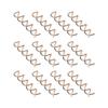 20 PCS Metal Spiral Hair Pins Fast Bun Twist Screws Bobby Hair Pins Spin Hair Clip Hairdressing Tool Woven DIY Hair Style (Rose Gold) view 1