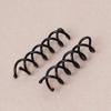 20 PCS Metal Spiral Hair Pins Fast Bun Twist Screws Bobby Hair Pins Spin Hair Clip Hairdressing Tool Woven DIY Hair Style (Black) view 4