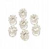 24 PCS Women Flower Crystal Swirl Hair Twists Coils Spirals Hair Clip Imitation Pearl Spiral Bobby Hair Pins Twist Hair Pins for Wedding Party (A#) view 1