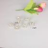 24 PCS Women Flower Crystal Swirl Hair Twists Coils Spirals Hair Clip Imitation Pearl Spiral Bobby Hair Pins Twist Hair Pins for Wedding Party (A#) view 2