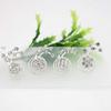24 PCS Women Flower Crystal Swirl Hair Twists Coils Spirals Hair Clip Imitation Pearl Spiral Bobby Hair Pins Twist Hair Pins for Wedding Party (B#) view 4
