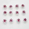 24 Pcs Bridal Wedding Rhinstone Spiral Twist Screw Hair Pins Rose Flower Hair Clips Spiral Bobby Pins Hair Bun Styling Tool Hair Accessories (Pink) view 2