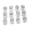 24 Pcs Bridal Wedding Rhinstone Spiral Twist Screw Hair Pins Rose Flower Hair Clips Spiral Bobby Pins Hair Bun Styling Tool Hair Accessories (White) view 1