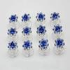 24 Pcs Bridal Wedding Rhinstone Spiral Twist Screw Hair Pins Rose Flower Hair Clips Spiral Bobby Pins Hair Bun Styling Tool Hair Accessories (Blue) view 2