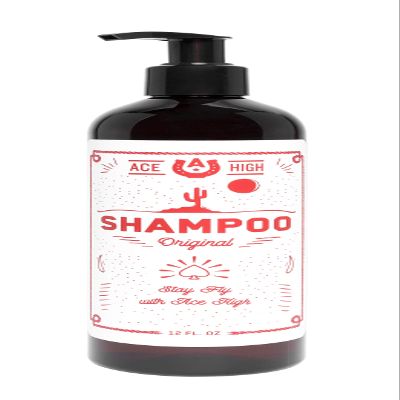 ace high Shampoo, Super Cleansing and Non-Drying, Promotes Scalp Health, Small Batch, Sulfate Free,12oz