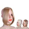LesafeV Forehead Hairline Replacement Fringe Middle Part Clip in Bangs Extension Seamless Hairpiece 2# view 3