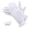 100 Percent Cotton Gloves for Dry Hands Eczema, Selizo 10 Pairs White Cotton Gloves for Women Dry Hands Moisturizing Cosmetic Sensitive Irritated Skin Spa view 1