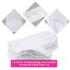100 Percent Cotton Gloves for Dry Hands Eczema, Selizo 10 Pairs White Cotton Gloves for Women Dry Hands Moisturizing Cosmetic Sensitive Irritated Skin Spa view 4