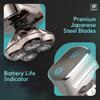 Skull Shaver Pitbull Platinum PRO Head & Face Shaver Kit - Cordless Electric Shaver - Wet & Dry Shaving Capabilities - Comes with Travel Case, USB Charging Cable & Rinse Stand view 3