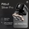 Skull Shaver Pitbull Silver PRO Head & Face Shaver - Premium Cordless Electric Shaver for Wet & Dry Shaving - Ergonomic & Easy-to-Clean Design - Includes Travel Pouch view 2