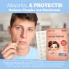 Acne Patches for Face - Hydrocolloid Bandages (360 Count) Pimple Patches for Face in 2 Universal Sizes, Acne Spot Treatment Care for Face & Skin Spot Patch Conceals Zits, Acne and Blackheads view 3