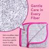 StansOut Makeup Towels - Pack of 3 Reusable Makeup Remover Cloths - Microfiber Facial Towels for Makeup Removal - Washcloths for Gentle Cleansing - Soft Towels for Face and Body Care, 12x12 in, Gray. view 4