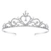 Lovelyshop Princess Rhinestone Wedding Tiara for Girls in Party Wedding-Silver view 1