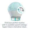 Tao Clean Ona Diamond Orbital Facial Brush and Cleansing Station  Robin's Egg Blue  Electric Face Cleansing Brush with Ergonomic Handle, Dual Speed Settings, 2 Piece Set, (BA-0201-RBE-US) view 4