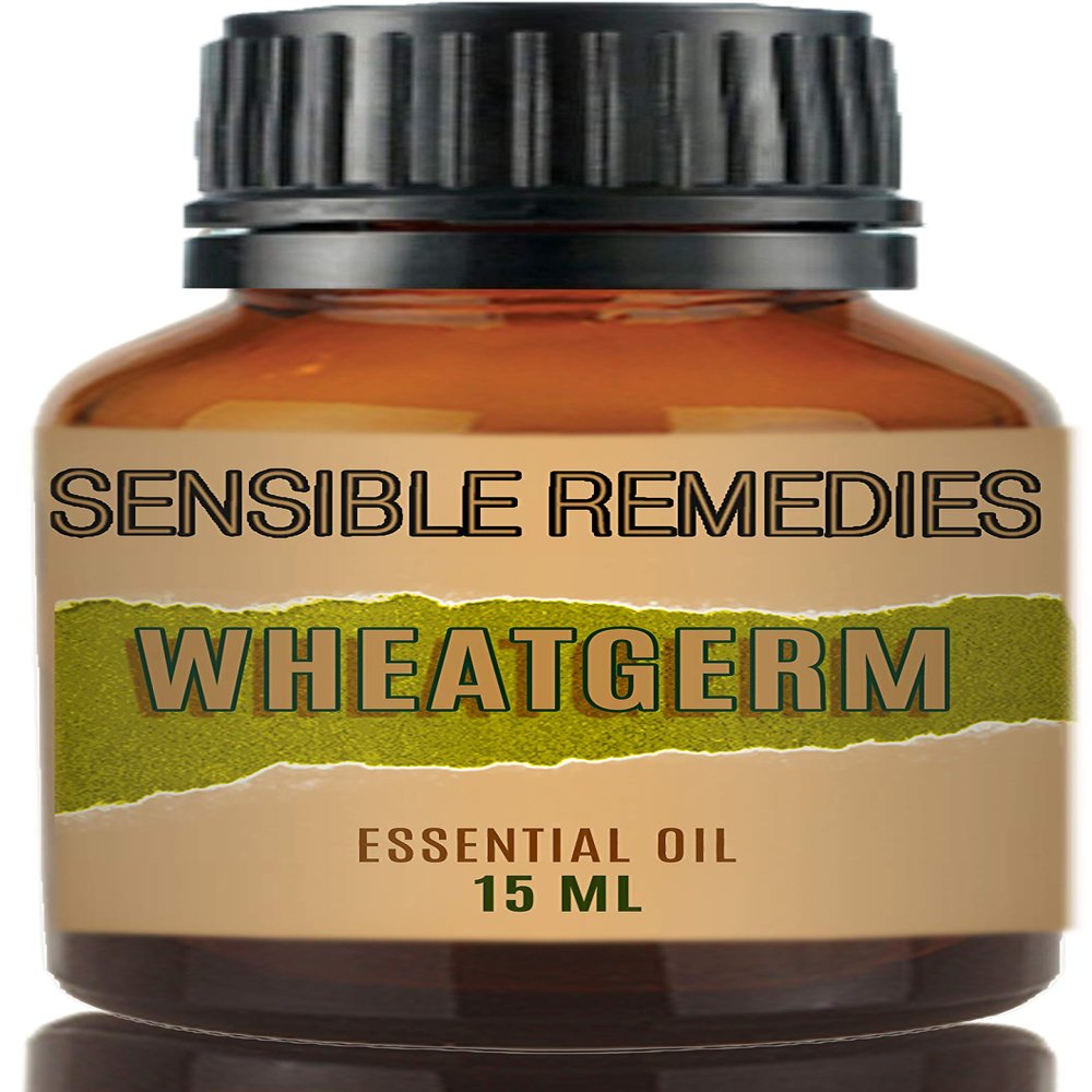Sensible Remedies Wheatgerm Oil 100% Pure and Natural Distilled 15 mL (0.5 fl oz)