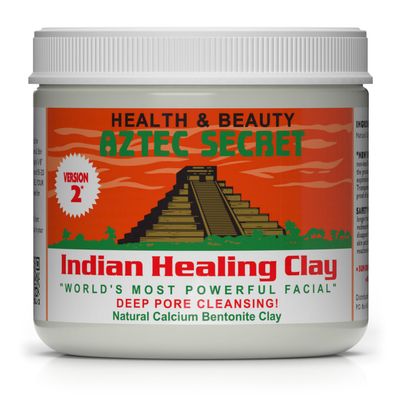 Aztec Secret Indian Healing Clay 1 lb  Deep Pore Cleansing Facial & Body Mask  The Original 100% Natural Calcium Bentonite Clay  New Version 2