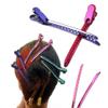 12Pcs Metal Dividing Duck Bill Clips Clamp Hair Styling Clips Hairpin Stainless Steel Modelling Positioning Clamp Clip Professional Hairdressing Clip (Purple) view 3