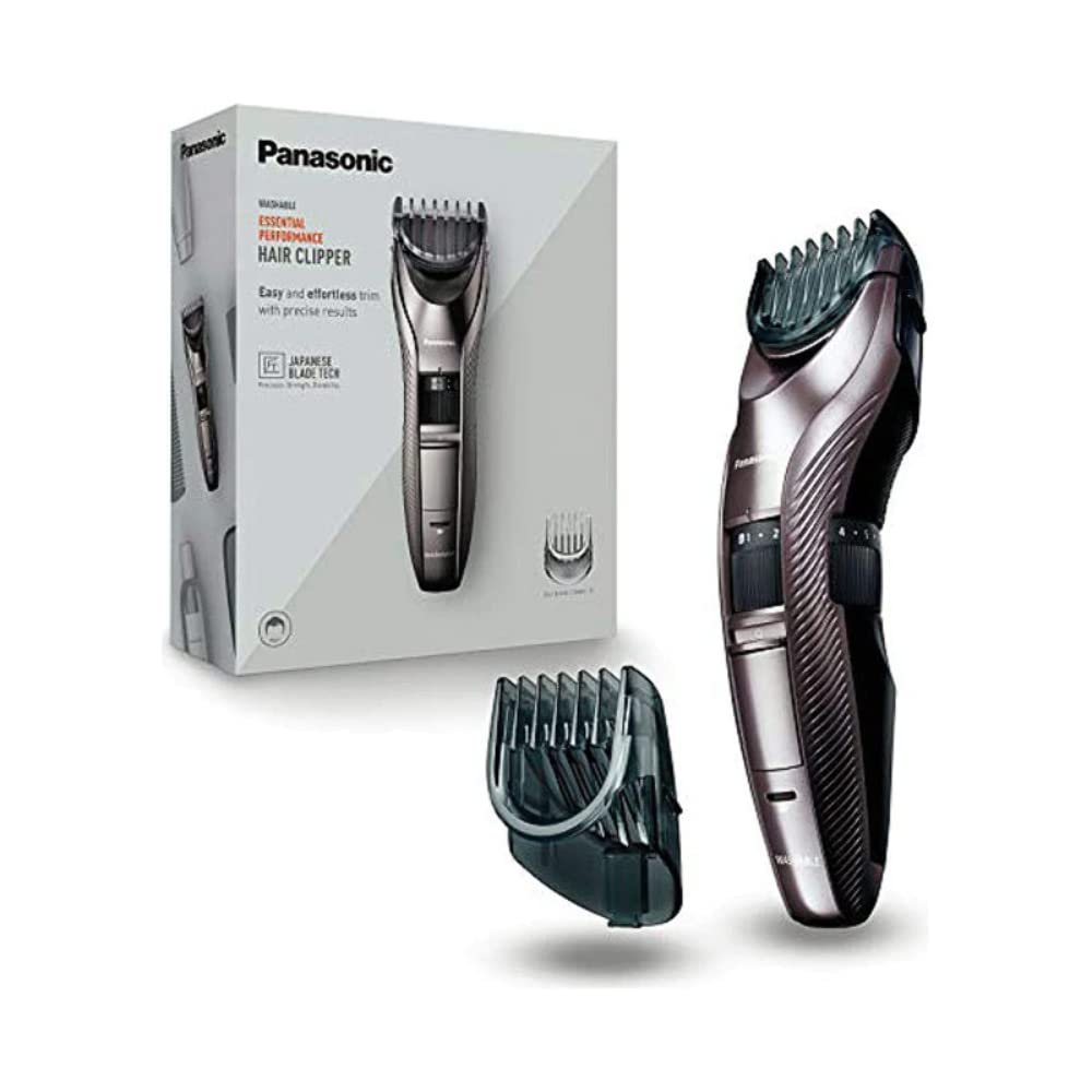 Panasonic ER-GC63 Electric Precision Trimmer for Beard, Hair and Body, 39 Settings, with or Without Cord, Easy Cleaning, Stainless Steel, Black