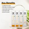 GK HAIR Global Keratin The Best Smoothing Keratin Treatment Kit (3.4 Fl Oz/100ml) Professional Brazilian Complex Blowout Straightening For Silky Smooth & Frizzy Hair view 3