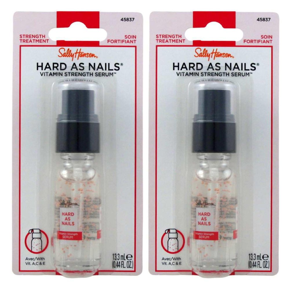 Sally Hansen Treatment Hard As Nails Serum 0.44oz (Pack of 2)