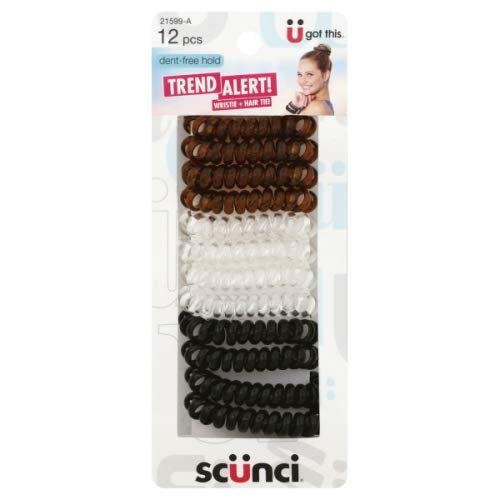 Scunci Plastic Spiral Twister (Pack of 24)
