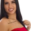 10 x Never Stop Dreaming Tattoo - Lettering in Black - Temporary Skin Tattoo (10 view 1