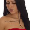 10 x Never Stop Dreaming Tattoo - Lettering in Black - Temporary Skin Tattoo (10 view 2