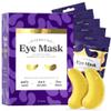 DERMORA Golden Glow Under Eye Patches (30 Pairs Eye Gels) - Rejuvenating Treatment for Dark Circles, Puffy Eyes, Refreshing, Revitalizing, Travel, Wrinkles view 1