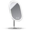 Fancii Vera LED Lighted Vanity Makeup Mirror, Rechargeable - Cordless Illuminated Cosmetic Mirror with 3 Dimmable Light Settings, Dual Magnification (Chrome) view 1