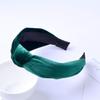 4 Pcs Velvet Cross Knot Wide Turban Headbands Soft Elastic Hair Band Hair Hoop Fashion Headwear Hair Accessories for Women view 3