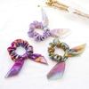 10 Pcs Shiny Hot Stamping Hair Scrunchies Rabbit Ears Elastic Rubber Band Hair Ties Hair Band Hair Rope Ponytail Holder for Thick Hair Woman Hair Accessory (Random Color) view 3