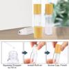 10ml(1/3oz) Roll On Bottles,10 Pack Glass Roller Bottles Essential Oil Bottles Perfume Cosmetic Sample Bottles With Stainless Steel Roller Ball&Bamboo Lids view 4